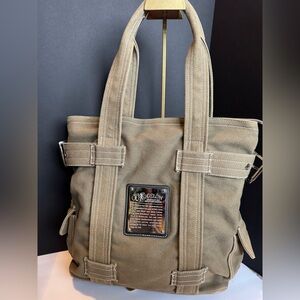C.O. Bigelow large canvas tote bag